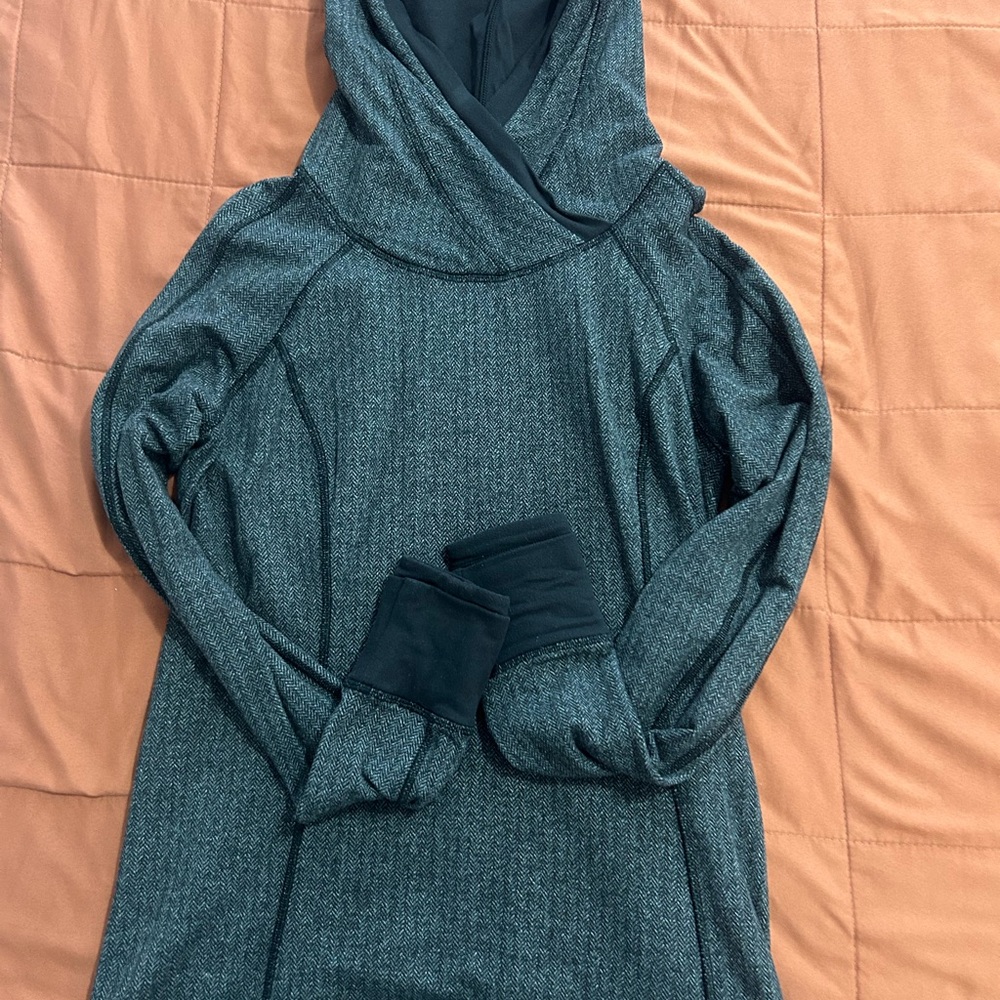 Lululemon Athletica Gray Cowl Neck Sweater